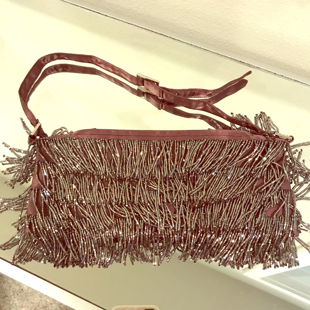 Bernini beaded glam bag